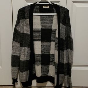TNA checkered cardigan